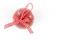 Christmas decoration on white background