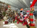 Christmas decorations at an Ace Hardware retail store in Orlando, Florida