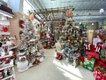 Christmas decorations at an Ace Hardware retail store in Orlando, Florida