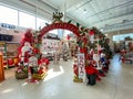 Christmas decorations at an Ace Hardware retail store in Orlando, Florida