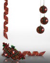 Christmas decorations Border Royalty Free Stock Photo