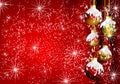 Christmas Decorations border background Royalty Free Stock Photo