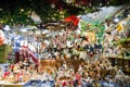 Christmas decorations at the Bruselles Christmas Market Royalty Free Stock Photo