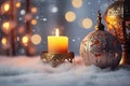 Christmas Decorations created with Generative Al technology Royalty Free Stock Photo