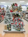 Christmas Decorations Display Inside Retail Store Royalty Free Stock Photo