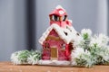 Christmas decorations, holiday home related concept Royalty Free Stock Photo