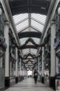 Christmas Decorations inside Shopping Arcade in Bristol Royalty Free Stock Photo