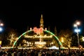 Christmas market at the Vienna City Hall in Austria.