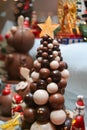 Christmas decorations made of chocolate. Amazing gifts ideea.