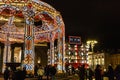 Christmas decorations on Moscow street