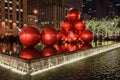 Christmas Decorations, New York Royalty Free Stock Photo