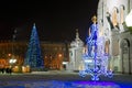 Christmas decorations in the Orthodox Church Royalty Free Stock Photo