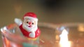 Christmas decorations: Santa Claus, close-up, toy, macro