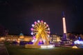 Christmas decorations on Schlossplatz square