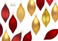 Christmas Decorations in the Shape of a Teardrop