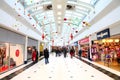 Christmas decorations in shopping mall