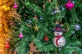 Christmas decorations,Snowman on the Christmas tree