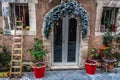 Christmas decorations in Syracuse, Italy