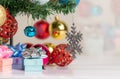 Christmas decorations to celebrate the holiday season Royalty Free Stock Photo