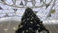 Christmas decorations and Christmas tree in Florya Aqua Shopping Center.