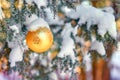 christmas decorations on the Christmas tree