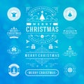 Christmas Decorations Vector Design Elements Royalty Free Stock Photo