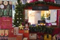 Christmas decorations at the Wafi Mall in Dubai, UAE