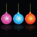 Christmas decorativ ball vector Royalty Free Stock Photo
