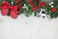 Christmas Decorative Background Border Royalty Free Stock Photo