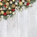 Christmas Decorative Background Border Royalty Free Stock Photo