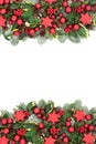 Christmas Decorative Background Border Royalty Free Stock Photo