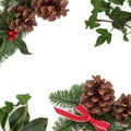 Christmas Decorative Border Royalty Free Stock Photo