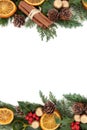 Christmas Decorative Border Royalty Free Stock Photo