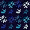 Christmas decorative snowflakesChristmas decorative snowflakes. Norwegian design. Geometrical figure. Seamless background. Boho st
