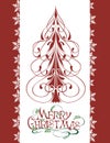 Christmas decorative tree background