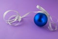 Christmas deep blue ball