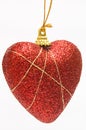 Christmas deep red heart