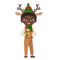 Christmas deer costume for children