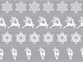 Christmas deer pattern. Royalty Free Stock Photo