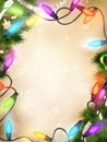 Christmas defocused light. EPS 10 Royalty Free Stock Photo