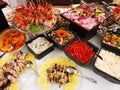 Christmas delicacies food - swedish buffet