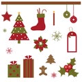 Christmas design elements Royalty Free Stock Photo