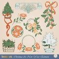 Christmas design elements