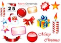 Christmas design elements Royalty Free Stock Photo