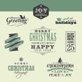 Christmas design elements Royalty Free Stock Photo