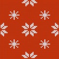 Christmas Design jersey texture with snowflakes