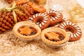 Christmas dessert Royalty Free Stock Photo