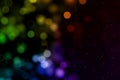 Christmas digital glitter sparks multi color particles bokeh flo