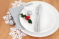 Christmas Dinner Place Setting