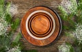 Christmas Dinner Table Mockup, Festive Home Decoration Background, Rustic Xmas Lunch Template